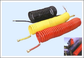 气制动螺形管及七芯电缆螺形线